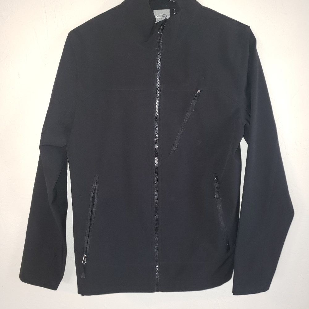 Champion Black Zipper Front Softshell Women's Jacket Size Small